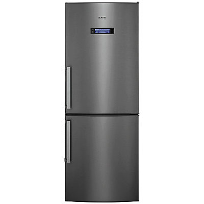 AEG S74011CMX2 Freestanding Fridge Freezer, A+ Energy Rating, 70cm Wide, Stainless Steel AEG S74011CMX2 Freestanding Fridge Freezer, A+ Energy Rating, 70cm Wide, Stainless Steel